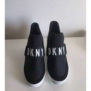 DKNY Cosmos Wedge Women's Black platform Sneakers 9M
